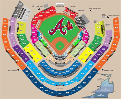 braves stadium seat view|braves seating chart view.